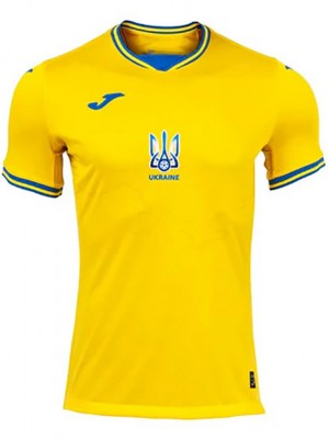 Ukraine home jersey soccer uniform men's first football kit tops sports shirt 2024-2025
